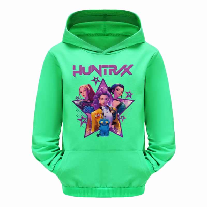 rumi KPop Demon Hunters Hoodie Kids Clothes Girls Clothing Fashion Teen Boys Clothes Spring Autumn Sweatshirt Children's Tops - Image 3