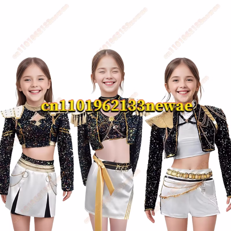 Step into the spotlight with the 2025 Adult & Kid K-Pop Rumi Cosplay Costume which includes the Kid Wig and the Demon Hunters Stage Clothes