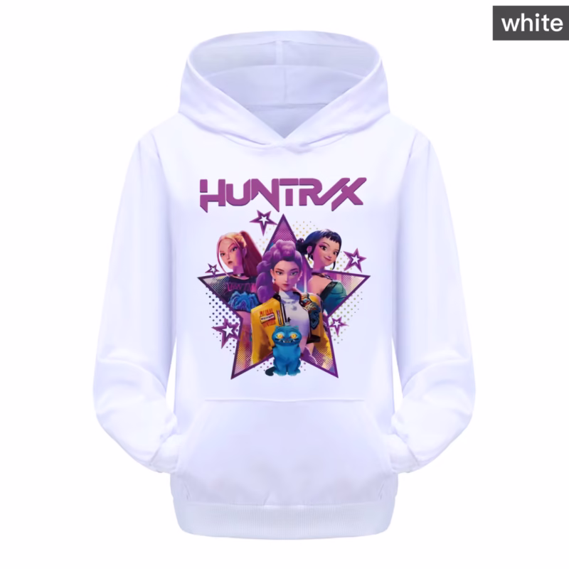 rumi KPop Demon Hunters Hoodie Kids Clothes Girls Clothing Fashion Teen Boys Clothes Spring Autumn Sweatshirt Children's Tops - Image 4