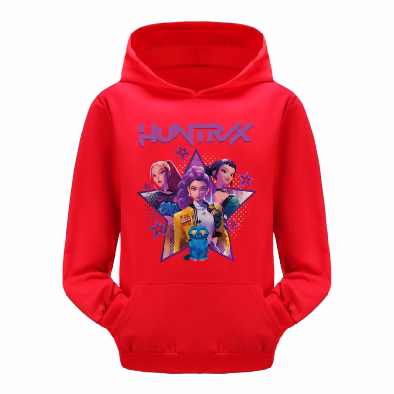 rumi KPop Demon Hunters Hoodie Kids Clothes Girls Clothing Fashion Teen Boys Clothes Spring Autumn Sweatshirt Children's Tops - Image 2