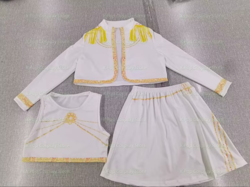New Kids Girls Rumi Zoey Mira Cosplay Stage 3D Print Suit Set K-pop Demon Hunters Costume Performance Children Halloween Party